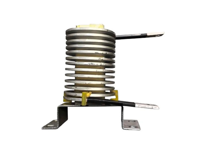Custom helical air-core reactor manufactured by KATOY