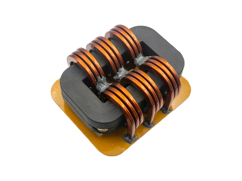 Custom multi section common mode choke manufactured by KATOY