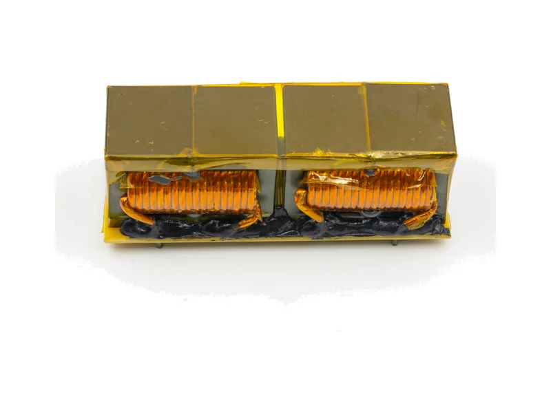 Custom dual-module high-frequency transformer manufactured by KATOY