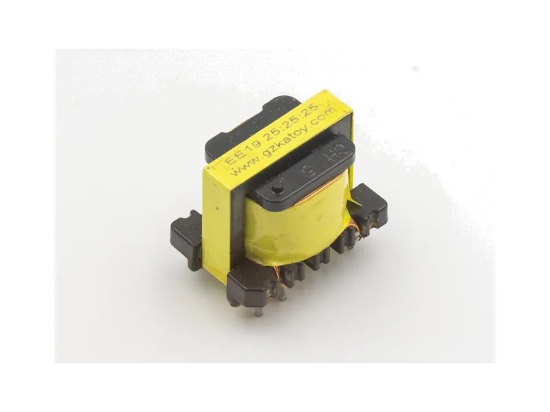 Custom ferrite-core high-frequency transformer for industrial electronics manufactured by KATOY