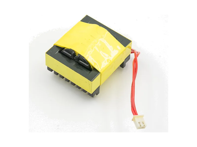 Custom high-frequency transformer with wire leads manufactured by KATOY