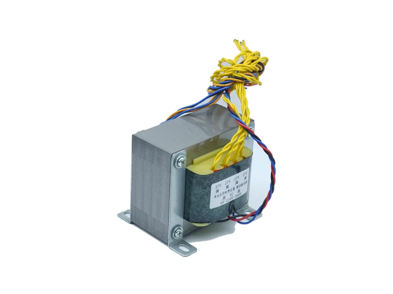 Custom multi-output EI-core low-frequency transformer manufactured by KATOY