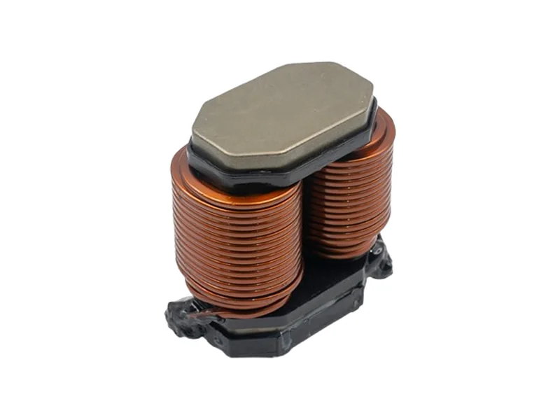 Custom dual coil power inductor manufactured by KATOY