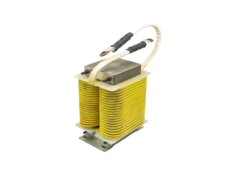 Custom open-frame dual-coil reactor manufactured by KATOY