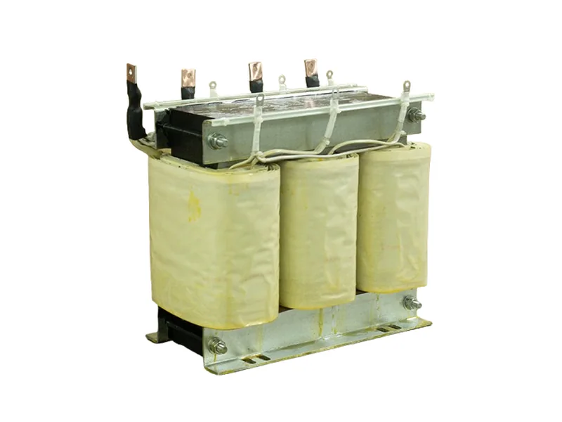 Custom open-frame three-phase transformer manufactured by KATOY