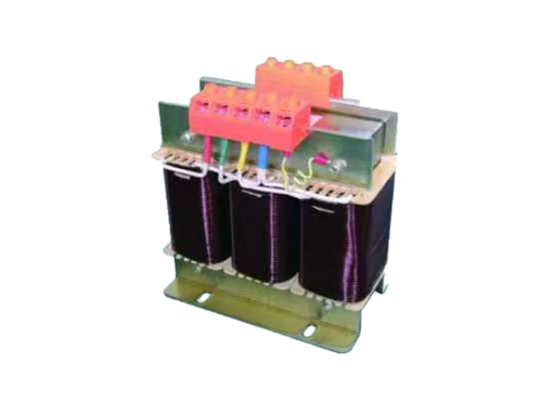 Custom three phase transformer with terminal blocks manufactured by KATOY