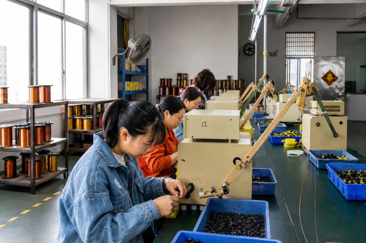 Transformer winding workshop at KATOY Electronics