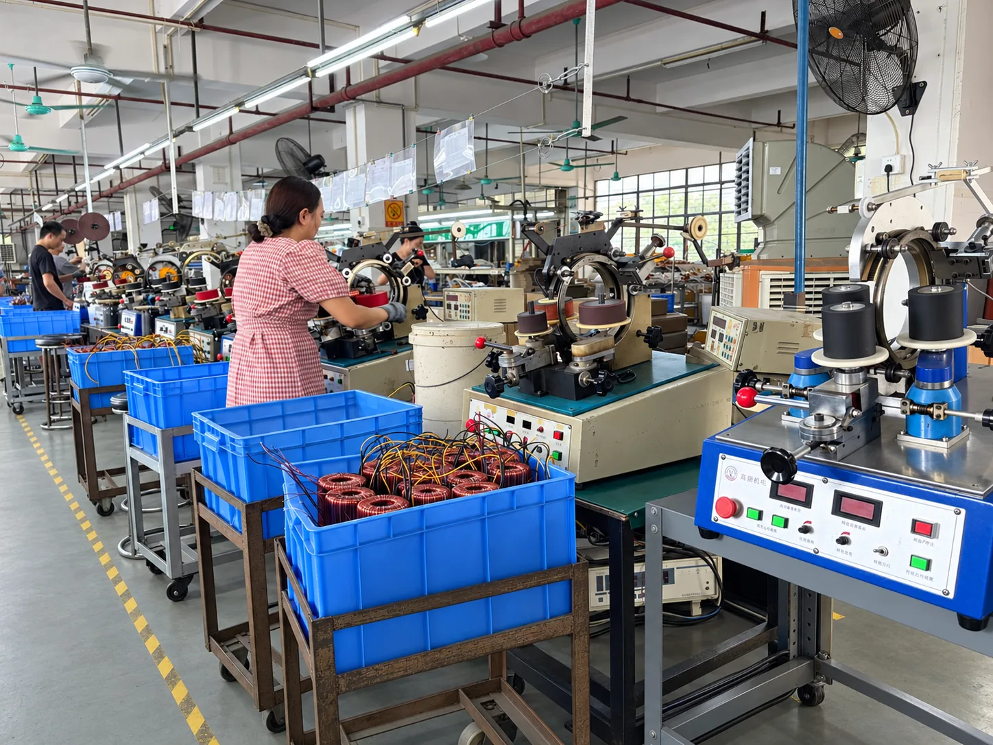 Custom transformer and magnetic component production line at KATOY in Guangzhou, China