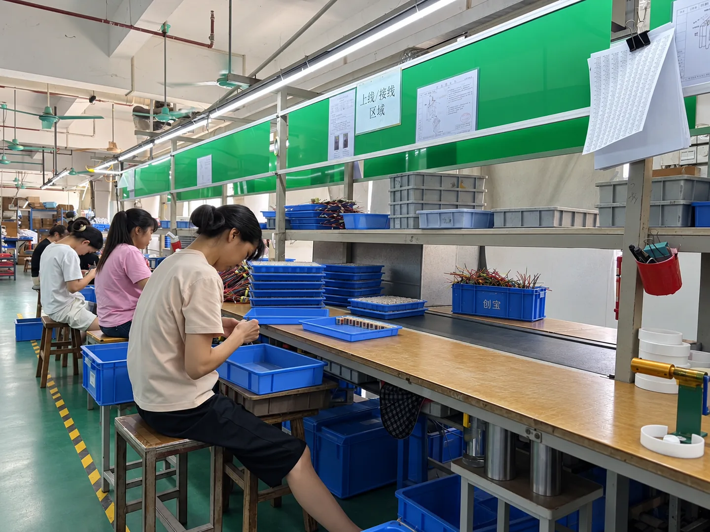 Organized transformer and magnetic component production line at KATOY in Guangzhou