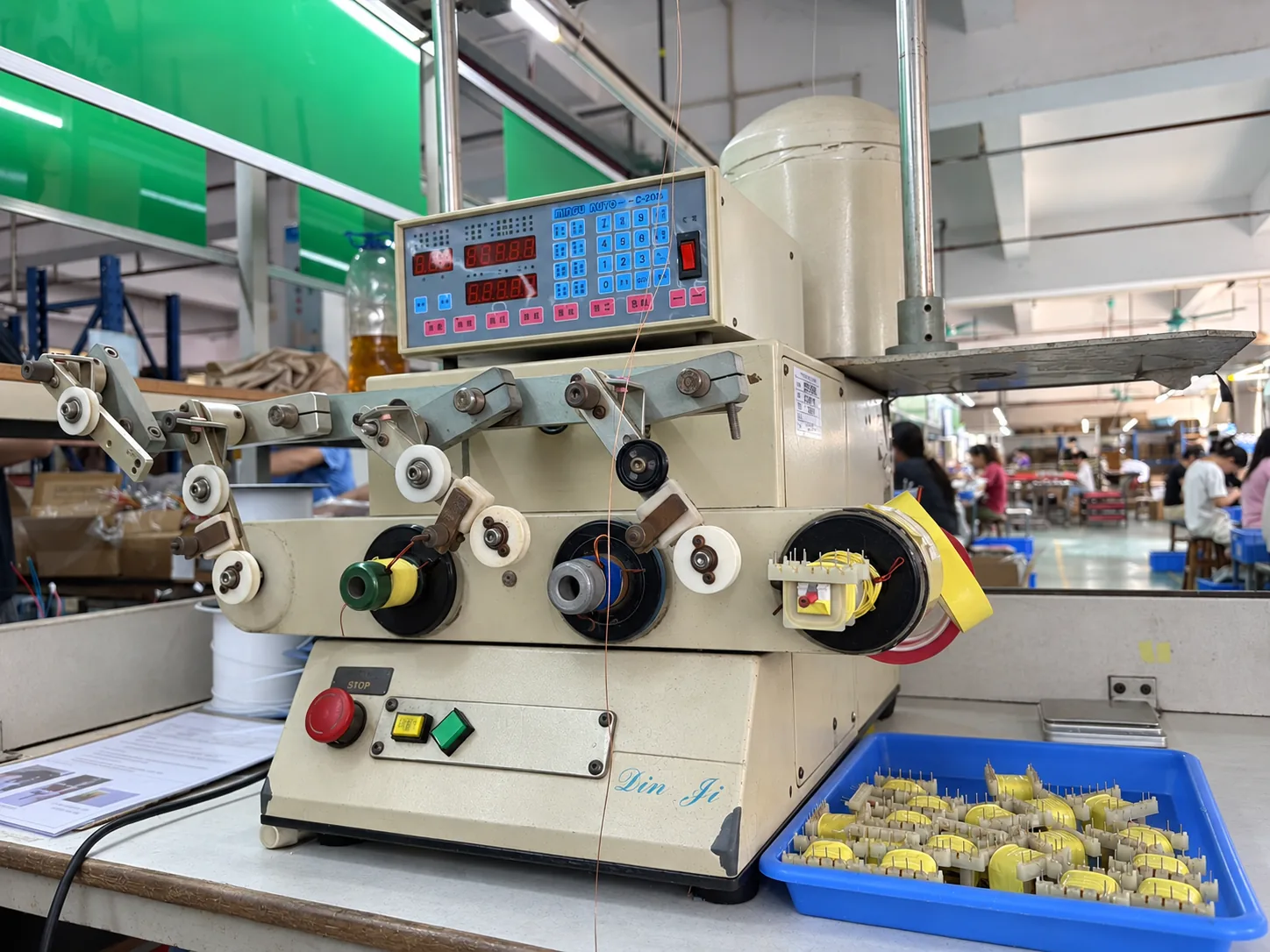 Transformer and magnetic component winding equipment at KATOY